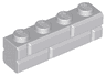 Brick, Modified 1 x 4 with Masonry Profile