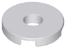 Tile, Round 2 x 2 with Hole