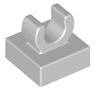 Tile, Modified 1 x 1 with Open O Clip