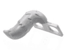 Minifigure Costume Tail Fluffy - Flexible Rubber