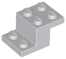 Bracket 3 x 2 x 1 1/3 with Bottom Tube