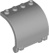 Panel 3 x 4 x 3 Curved with Double Clip Hinge