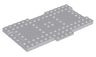Brick, Modified 8 x 16 x 2/3 with 1 x 4 Indentations and 1 x 4 Plate