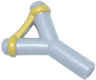 Minifigure, Weapon Slingshot with Yellow Band Pattern
