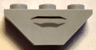 Slope, Inverted 45 3 x 1 Double with Black and Dark Bluish Gray Lines Pattern (Voltron Mouth)