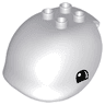 Duplo Whale Head with Eyes Pattern