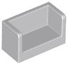 Panel 1 x 2 x 1 with Rounded Corners and 2 Sides