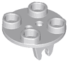 Plate, Round 2 x 2 Thin with Wheel Holder