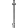 Bar   8L with Stop Rings and Pin (Technic, Figure Accessory Ski Pole) - Flat End