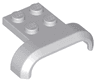 Vehicle, Mudguard 4 x 3 x 1 with Arch Curved