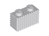 Brick, Modified 1 x 2 with Grille / Fluted Profile