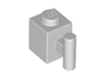 Brick, Modified 1 x 1 with Bar Handle