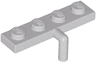 Plate, Modified 1 x 4 with Bar Arm Down
