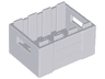Container, Crate 3 x 4 x 1 2/3 with Handholds