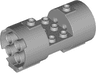 Cylinder 3 x 6 x 2 2/3 Horizontal - Round Connections Between Interior Studs