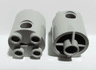 Brick, Round 2 x 2 x 2 Robot Body with Bottom Axle Holder (x Shape / + Orientation)