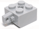 Hinge Brick 2 x 2 Locking with 1 Finger Vertical and Axle Hole