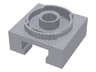 Turntable 4 x 4 Locking Grooved Base