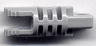 Hinge Cylinder 1 x 3 Locking with 1 Finger and 2 Fingers on Ends, without Hole