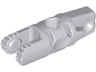 Hinge Cylinder 1 x 3 Locking with 1 Finger and 2 Fingers on Ends, with Hole