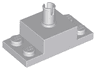 Brick, Modified 2 x 4 with Pin on Top and Side Cutouts