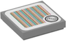 Tile 2 x 2 with Super Mario Scanner Code Coin Pattern (Sticker) - Set 71377