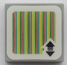 Tile 2 x 2 with Super Mario Scanner Code Double Arrows Pattern (Sticker) - Set 71389