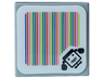Tile 2 x 2 with Super Mario Scanner Code Bowser Jr.'s Clown Car Pattern (Sticker) - Sets 71396 / 71439