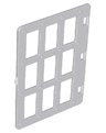 Duplo Door / Window Pane 1 x 4 x 4 with 9 Panes