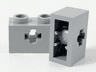 Technic, Brick 1 x 2 with Axle Hole and Inside Side Supports