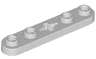 Technic, Plate 1 x 5 with Smooth Ends, 4 Studs and Center Axle Hole