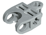 Technic, Axle Connector 2 x 3 with Ball Joint Socket - Open Sides, Angled Forks with Closed Axle Holes