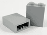 Brick 1 x 2 x 2 with Inside Axle Holder