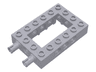 Technic, Brick 4 x 6 Open Center with 2 Fixed Rotatable Friction Pins on End