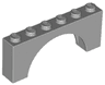 Arch 1 x 6 x 2 - Thick Top with Reinforced Underside
