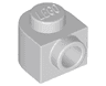 Brick, Round 1 x 1 x 2/3 Half Circle Extended with Stud on Side