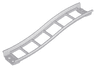 Train, Track Roller Coaster Ramp Small, 3 Bricks Elevation
