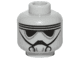 Minifigure, Head Alien with Black Goggles and Breathing Mask Pattern (SW Imperial Driver / Pilot)