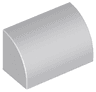 Slope, Curved 1 x 2 with Bottom Stud Holder