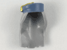 Minifigure, Hair Combo, Hat with Hair Long and Straight, Sand Blue Hat with Gold Tassel Pattern
