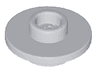 Minifigure, Utensil Tea Saucer with Hollow Stud