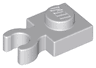 Plate, Modified 1 x 1 with Open O Clip Thick (Vertical Grip)