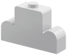 Brick, Modified 1 x 4 x 2 Center Stud Top