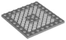 Plate, Modified 8 x 8 with Grille and Hole in Center