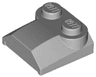 Slope, Curved 2 x 2 x 2/3 with 2 Studs and Curved Sides, Lip End
