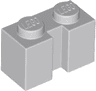 Brick, Modified 1 x 2 with Channel