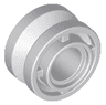 Wheel 11mm D. x 8mm with Center Groove, 4 Spokes