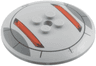 Dish 6 x 6 Inverted (Radar) - Solid Studs with SW Sith Infiltrator Pattern