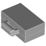 Minifigure, Utensil Briefcase / Suitcase