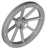 Wheel Wagon Large 33mm D., Hole Notched for Wheels Holder Pin